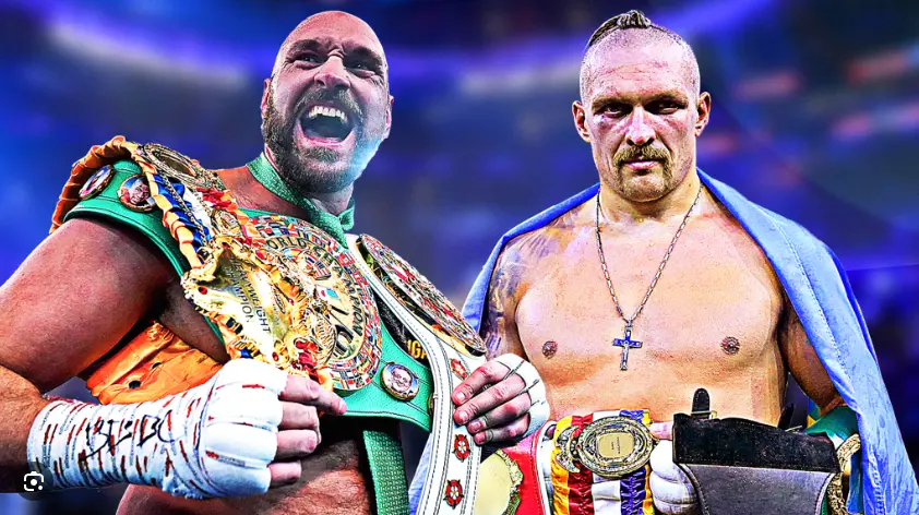 Tyson Fury and Oleksandr Usyk