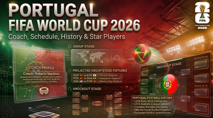 Portugal FIFA World Cup 2026: Squad, Schedule & History